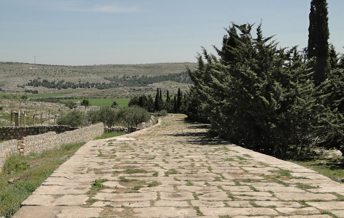 Древнеримская дорога, соединявшая Антиохию и Циннасрин, тогда называлась Халкида.