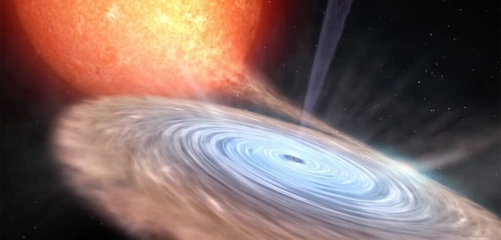   Рентгеновские двойные звезды в представлении художника / © Instituto de Astrofísica de Canarias