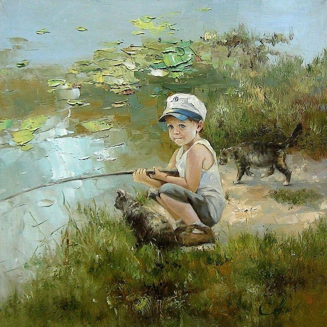 Художник небольших картин