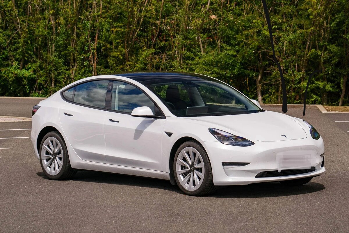 Tesla model 3 White