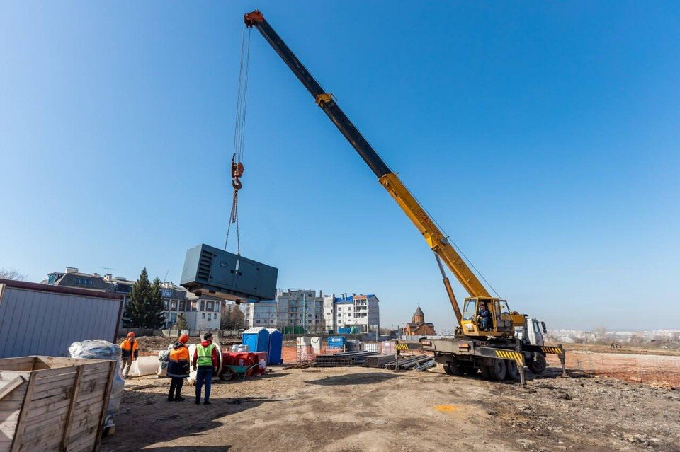     Сейчас идет обустройство строительного городка. Фото: АНО «Проектный офис стратегии развития Нижегородской области»