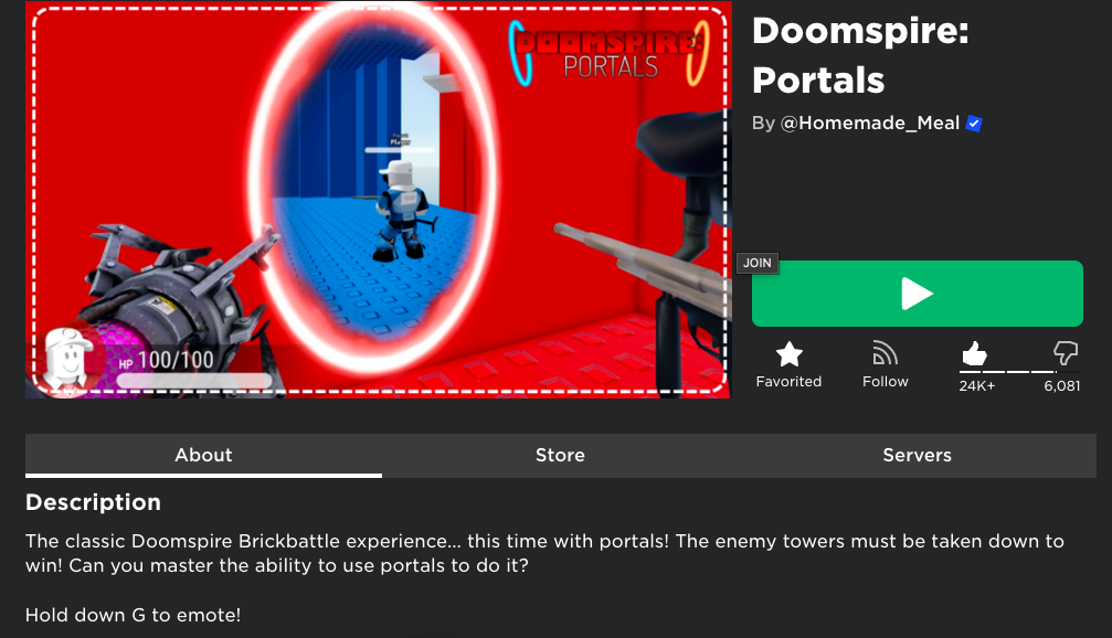 DoomSpire Modded [Walk on Walls!] - Roblox