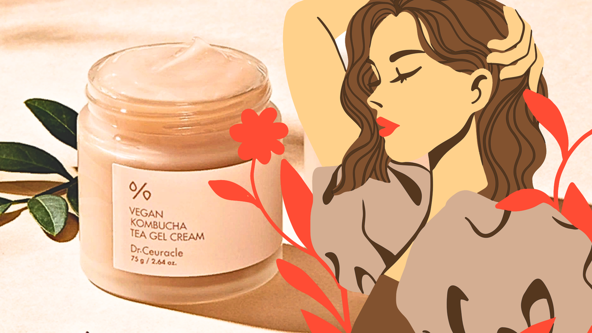 Веганский гель-крем с чаем комбуча Dr Ceuracle Vegan Kombucha Tea Gel Cream