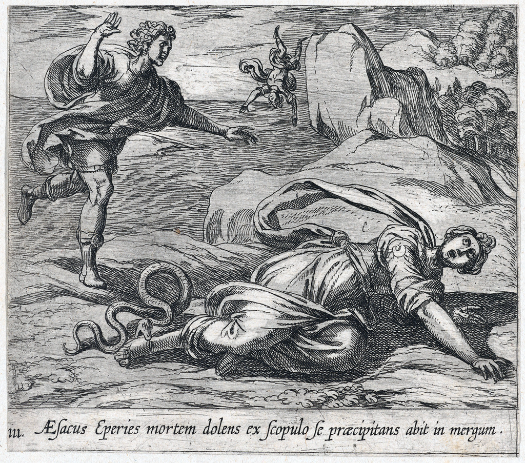 Антонио Темпеста. Эсак и Гесперия, 1606