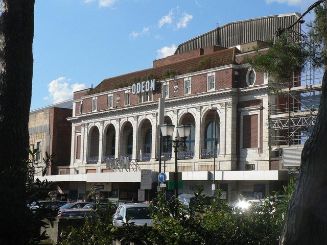 Здание Gaumont Cinema, Bournemouth в Борнмуте, где Битлз сыграли 6 концертов в 1963 и 1 концерт в 1964 годах