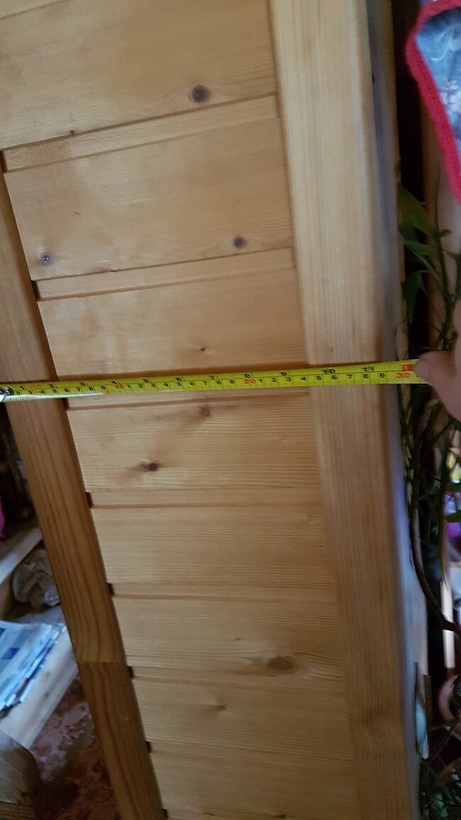 Перегородка между коридором и гостиной, ныне кабинетом