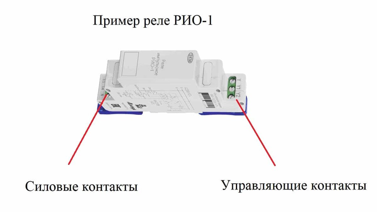 Рис. 2. Принцип работы реле РИО-1