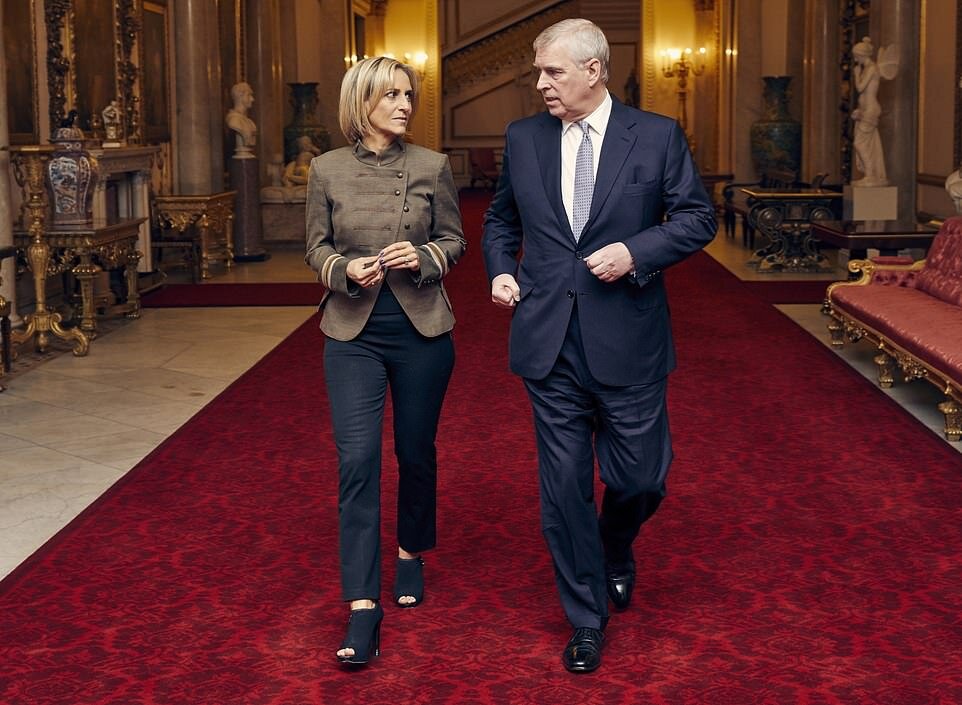 Принц Эндрю  и Эмили Маитлис/PA