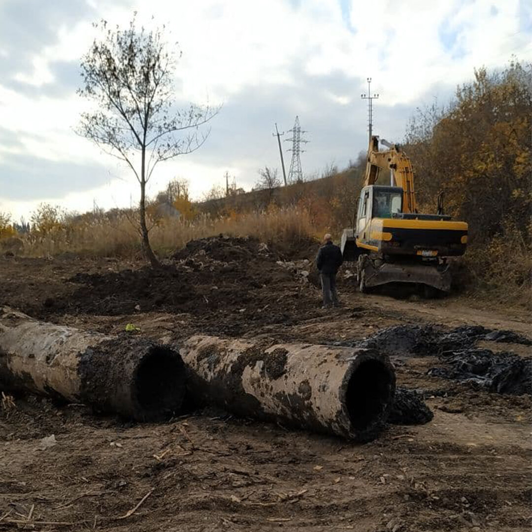 Горизонтальная планировка участка.