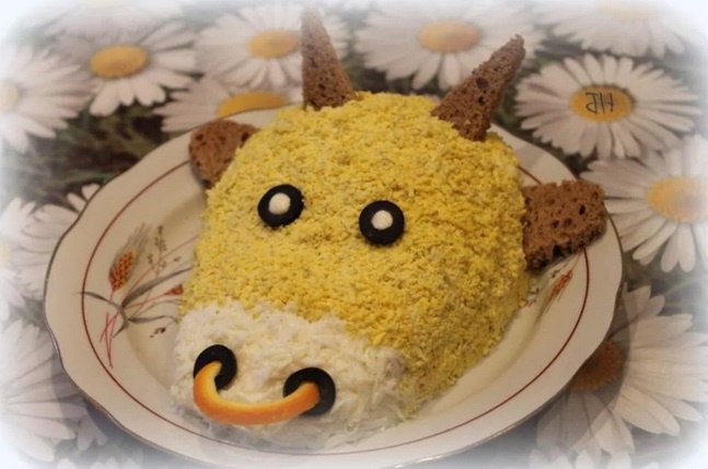 Пример салата, который украсит ваш стол