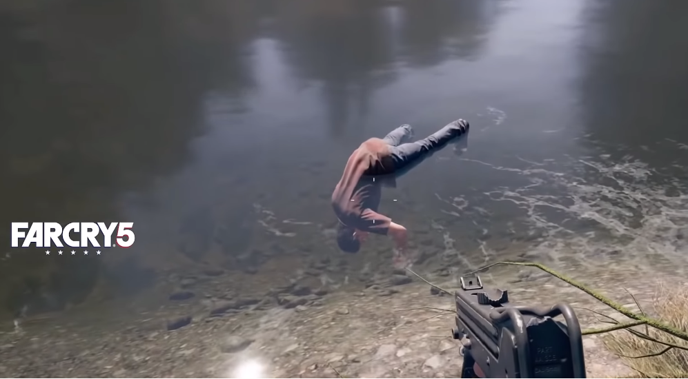 FARCRY5 | Фрамент где чётко видно что физика в игре действительно проработана.