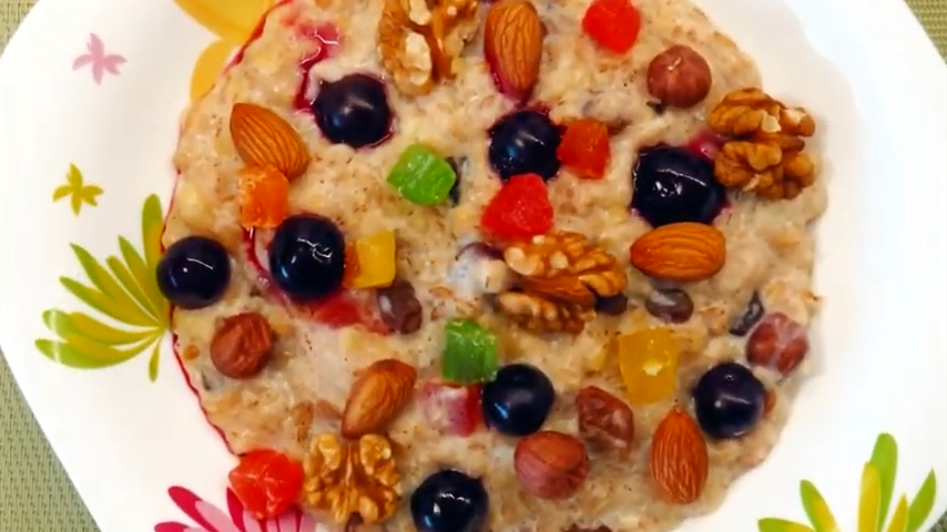 #каша на завтрак 