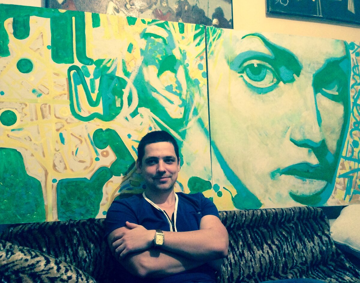 Творческая работа, продана, в частной коллекции