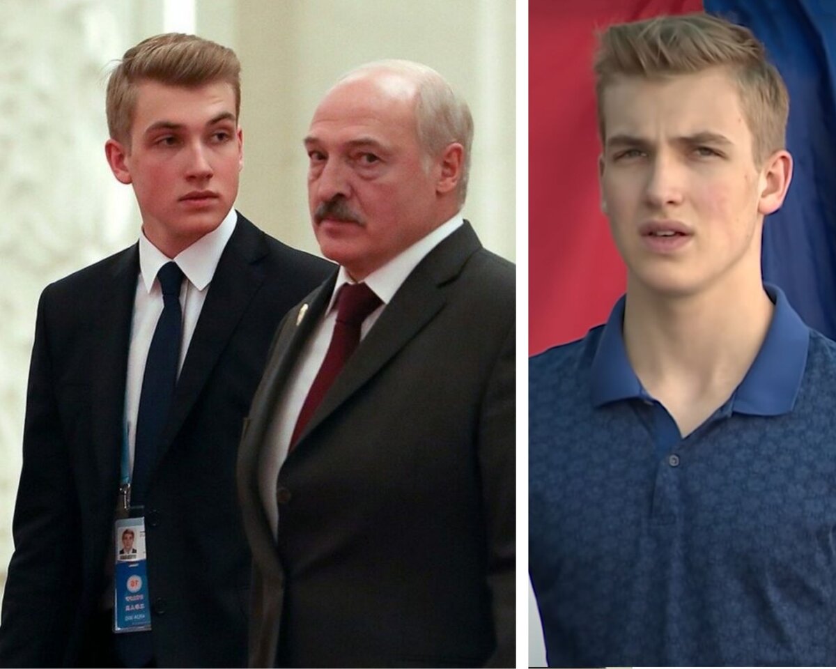 Лукашенко с сыном и президент Эстонии с сыном