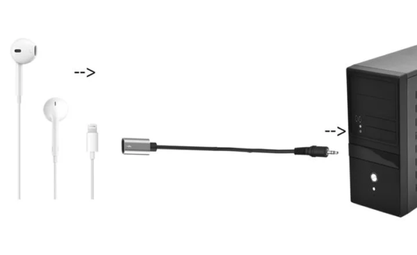 Как подключить earpods к ps4 микрофон