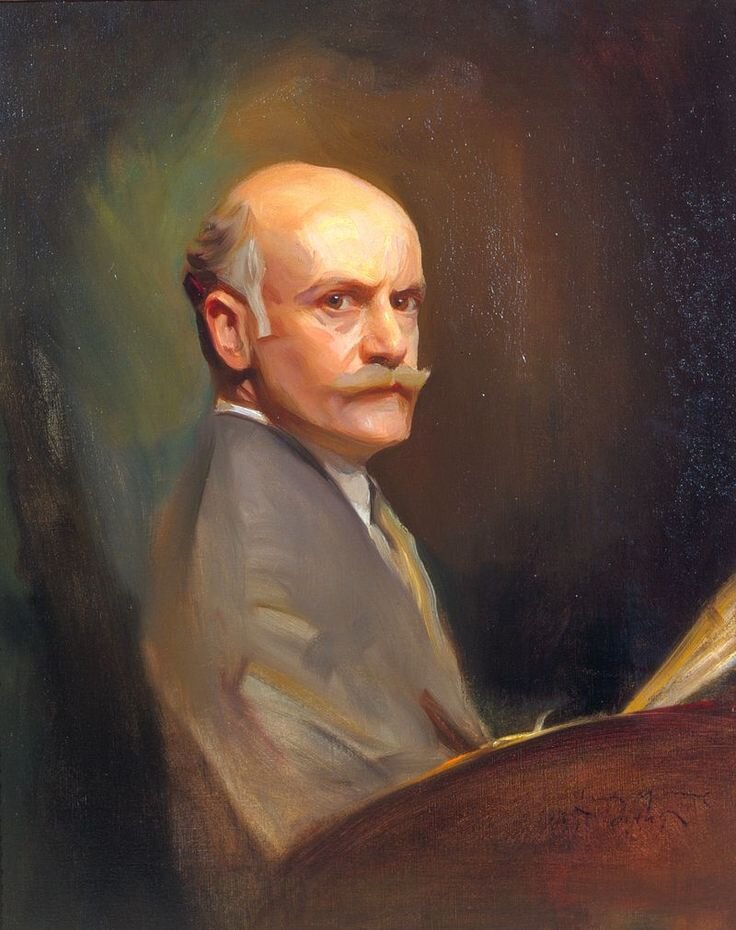  Ф. де Ласло.  "Автопортрет". /не окончено/