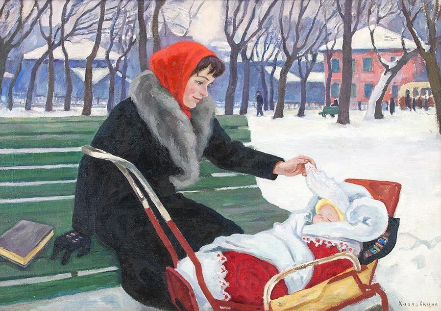 Хохловкина Э.Д. «Первенец. Зимой»