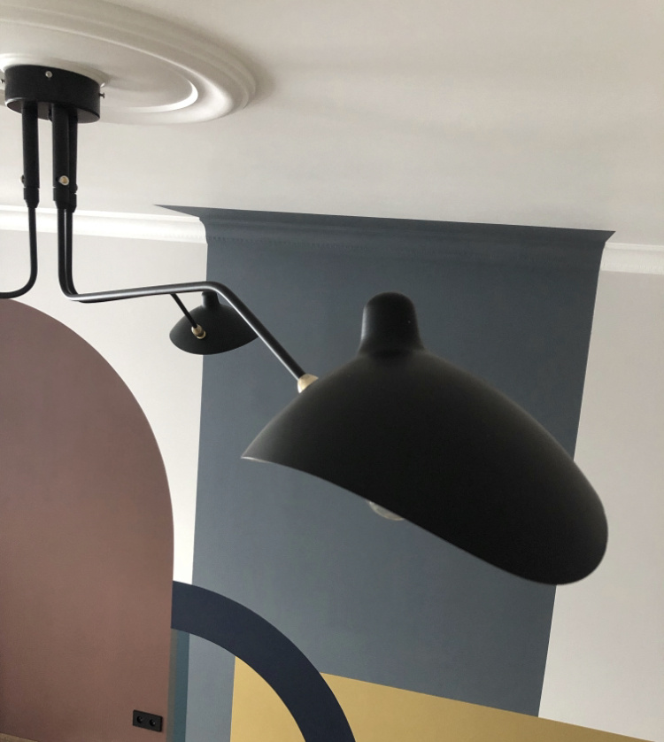 Прием колорблока в интерьере игровой