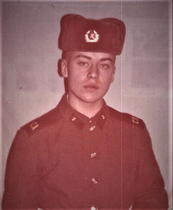 Тамбов.январь 1990г.учебка.