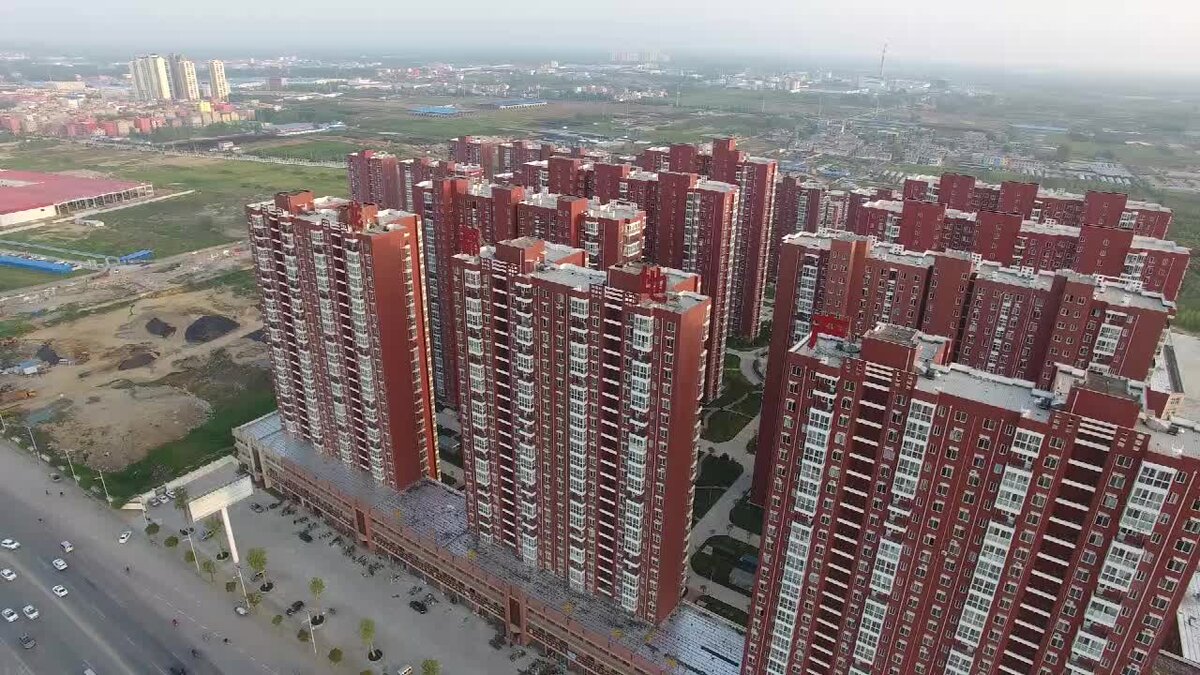 Пустующие кварталы в КНР