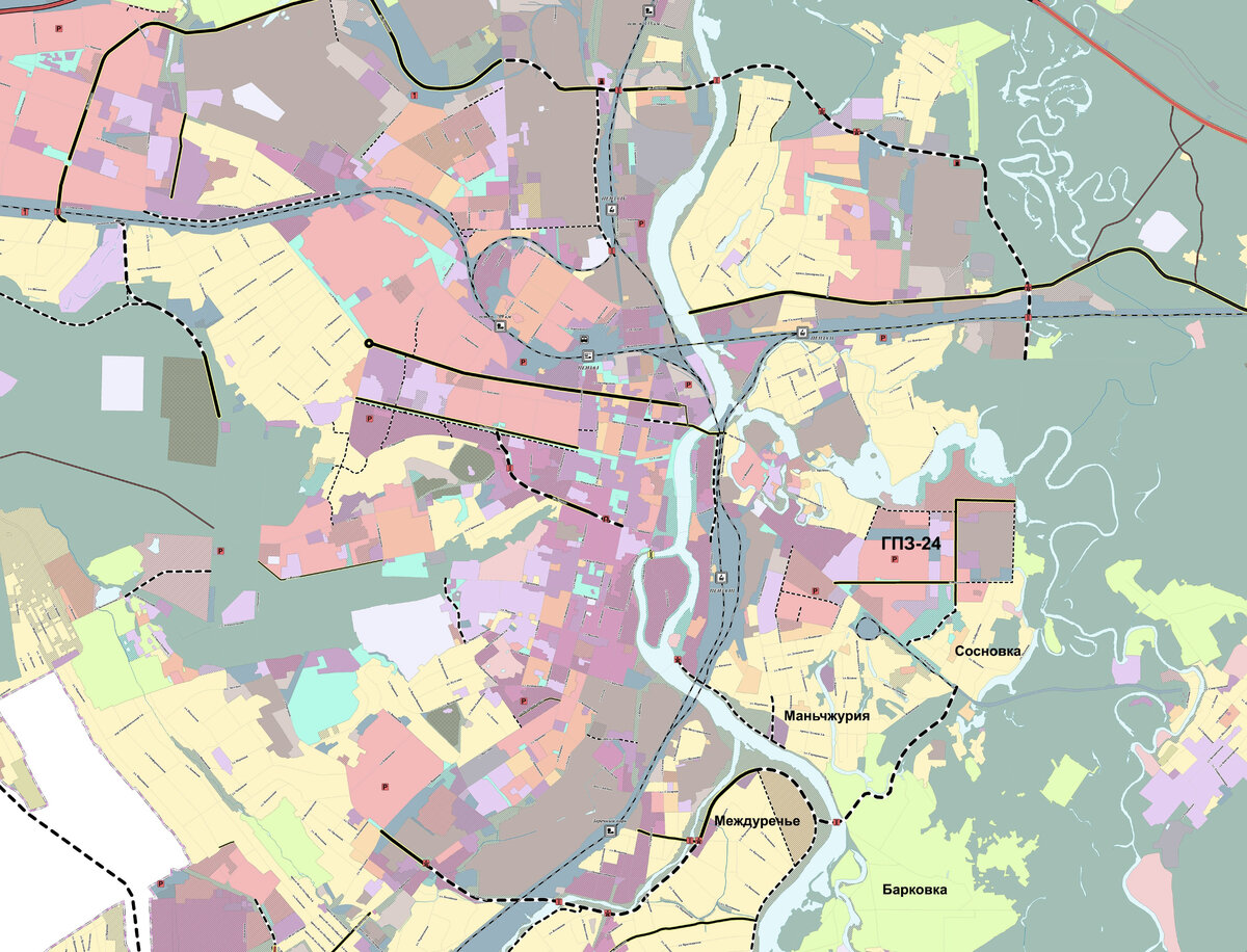 Карта из Генплана 2021 г.