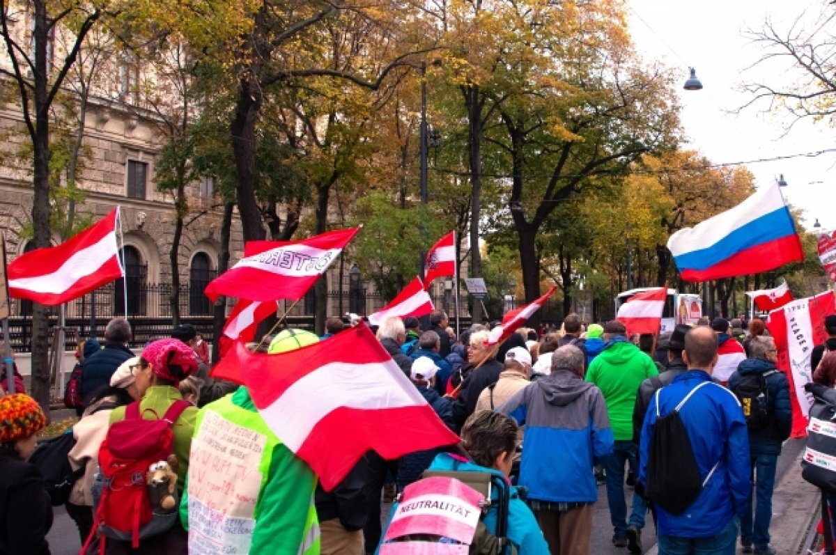    Митинг в Вене. Архивное фото