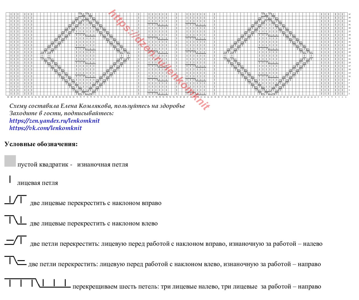 Lenkomknit вязание спицами для женщин с описанием и схемами
