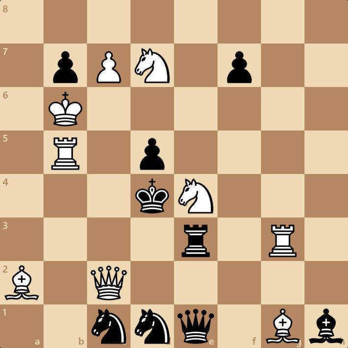 Задача по шахматам. Белые дают мат в 1 ход