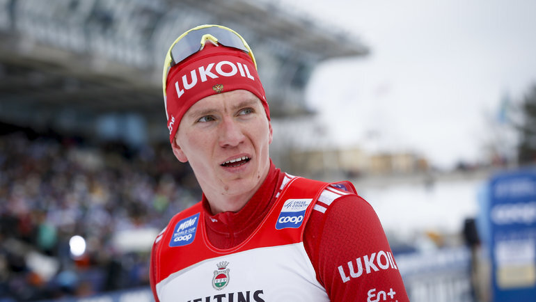    Александр Большунов.