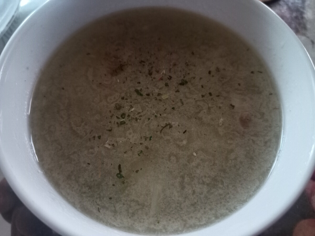 Наваристый суп с уткой и вермишелью