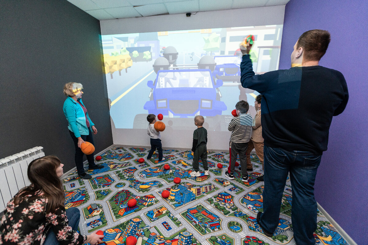 Интерактивная комната- детям очень зашло!