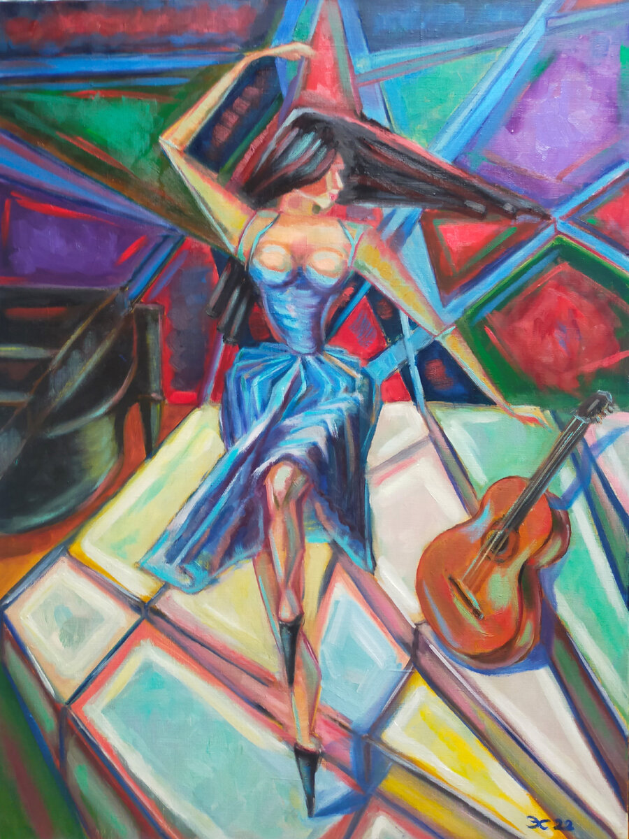 Танец. Ольга Селезнева. Фото: личный архив художника.