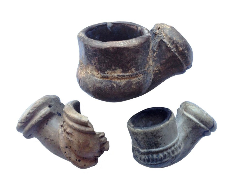 Курительные трубки 1820-40 гг. Фото автора.