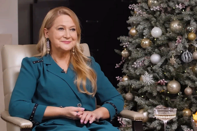 Кадр из видео на YouTube-канале Надежды Стрелец