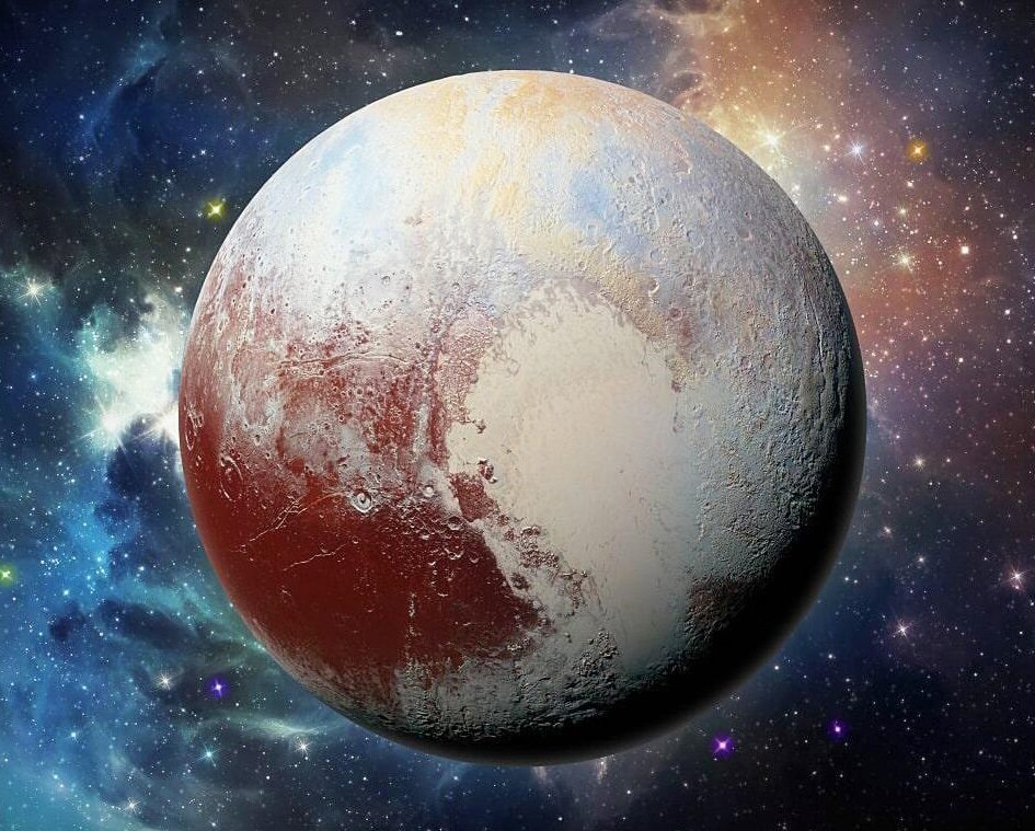 Плутон – высшая октава Марса. Символизирует коллектив, толпу, народные массы, власть, мощь, насилие, принуждение. Плутон ломает старые устои общества и создаёт новые законы существования, новые правила и законы внутренней жизни государства и народа. Изображение: yandex.ru/images