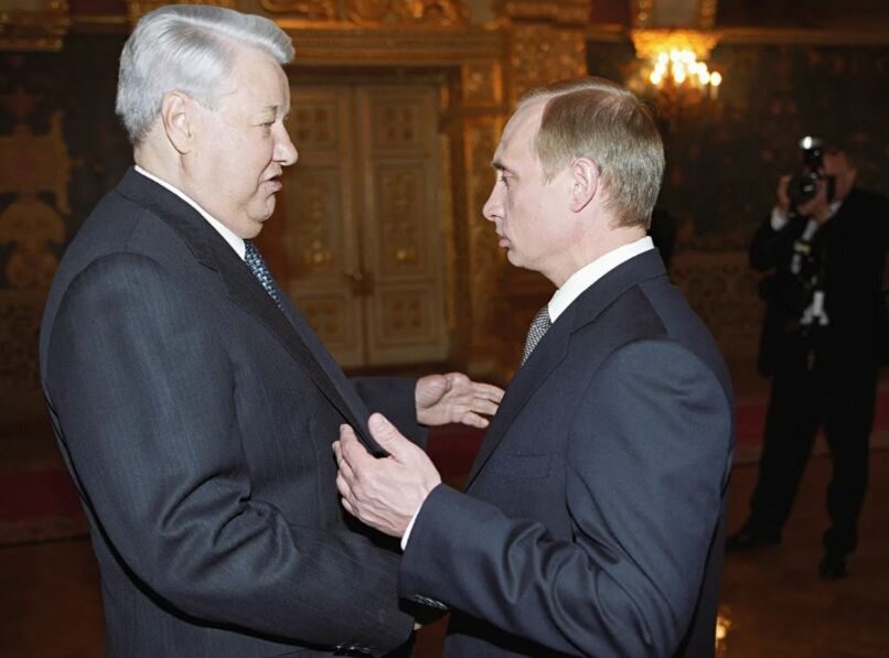 Ельцин и Путин (иллюстрация из открытых источников)