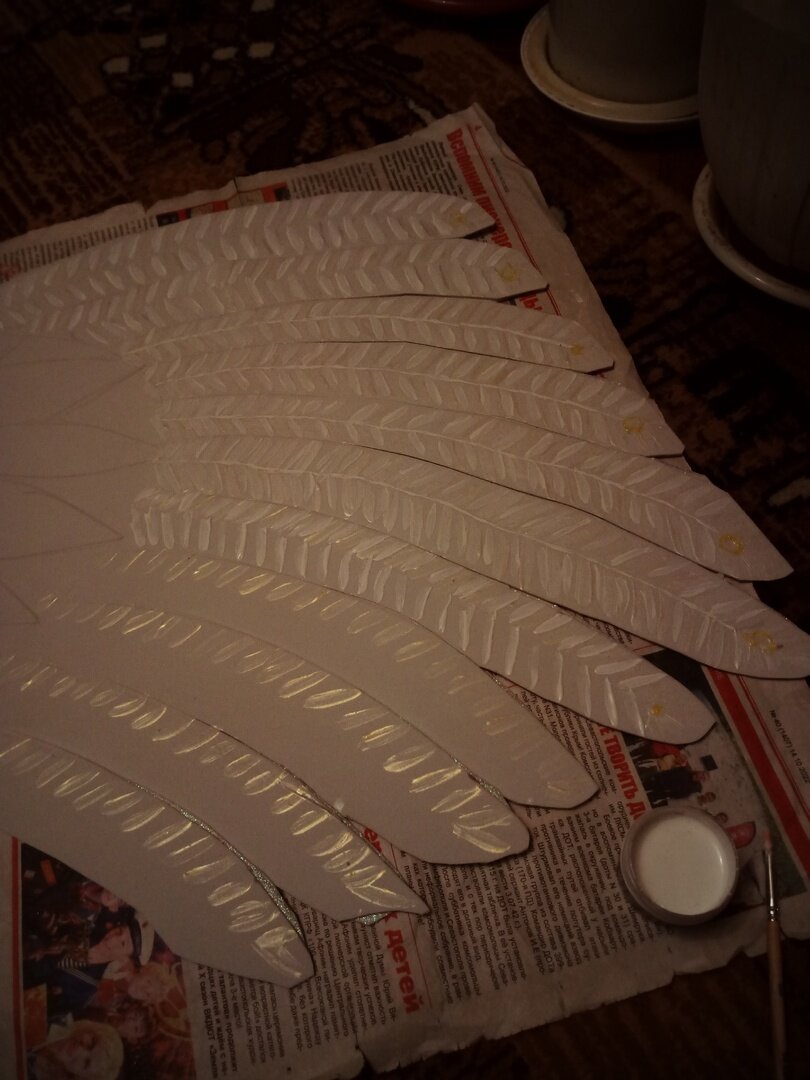 Ориби Каммпирр - Белые Крылья Ангела - процесс создания (часть 8)