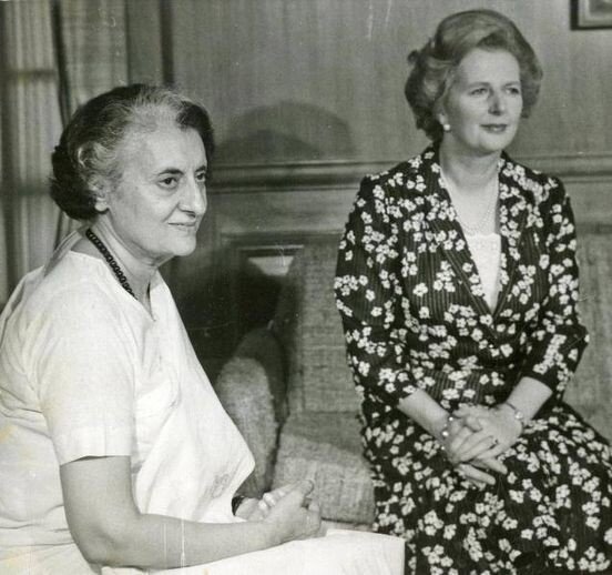 Две "железные" леди: Маргарет Тэтчер и Индира Ганди 