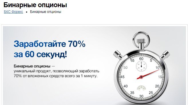 Бинарные опционы