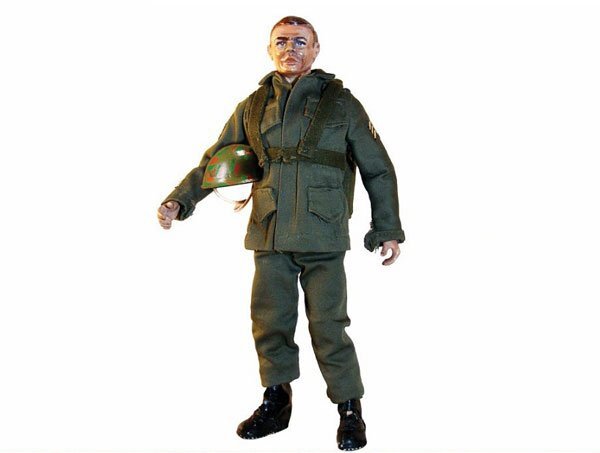 
Оригинальный G.I. Joe высотой 30 см и с вышитой вручную униформой был первым экземпляром из линии игрушечных солдатиков, выпущенной в 1964 году известной компанией Hasbro. Новая линия игрушек представляла собой фигурки солдат с весьма реалистичной внешностью, которые могли двигать ногами и руками. Первоначально было выпущено четыре вида фигурок, изображавших различные рода войск США: военно-морской флот, сухопутные войска, морскую пехоту и военно-воздушные силы. Неожиданно для всех они приобрели огромную популярность среди детей и даже стали героями мультфильмов и комиксов. Вскоре спрос на оригинальные солдатики сильно вырос и уже в 2003 году первая игрушка из линии G.I. Joe, которая в свое время стоила всего 4 доллара, была продана с аукциона за 200 тысяч долларов агенту по продаже комиксов Стивену Геппи.
