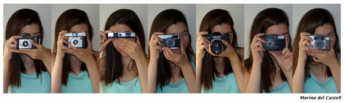 Разные варианты фотокамер с матрицей кроп. Картинка из поисковой сети
