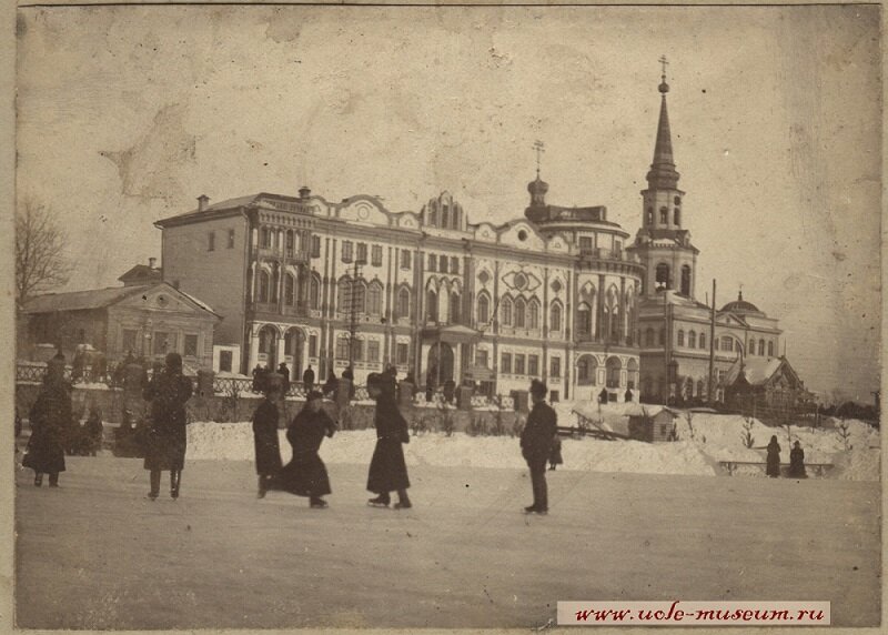 Каток на Городском пруду в Екатеринбурге. Начало 20 века