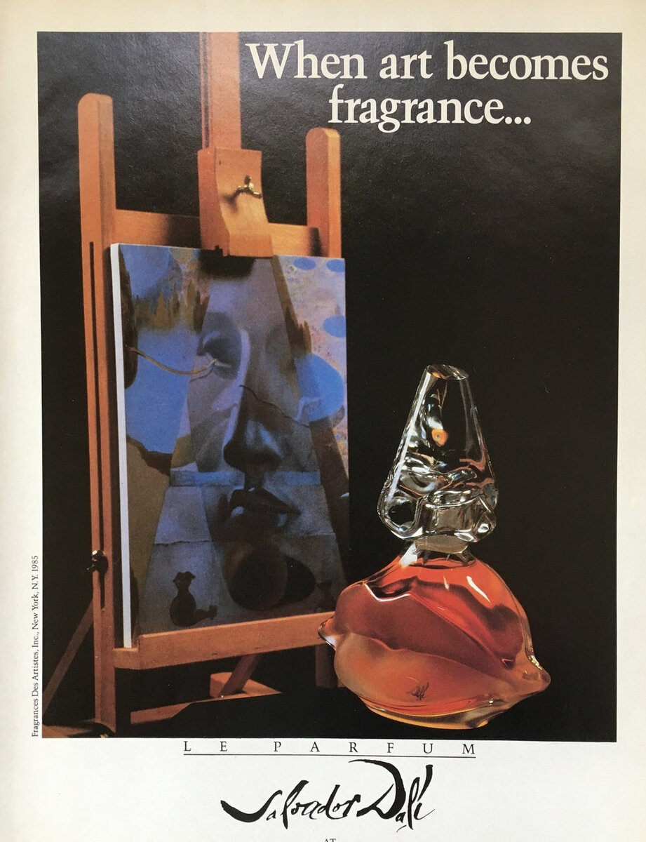 Salvador Dali реклама 1985 год