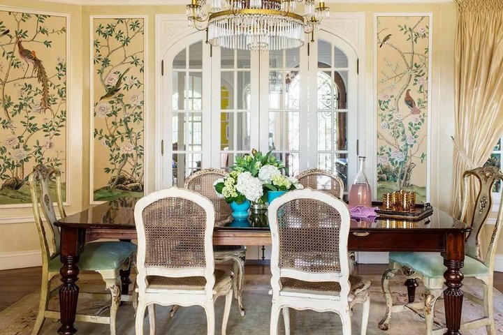 Роспись стен изображениями Шинуазри