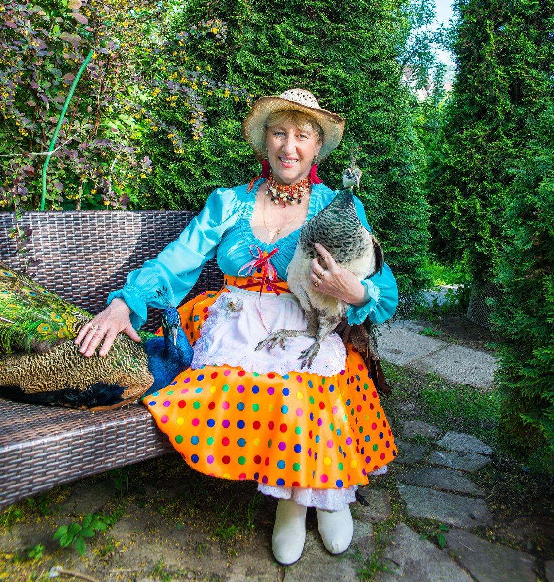 Ручные павлины фото Павла Терентьева