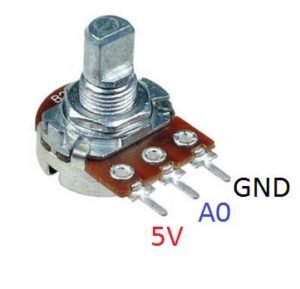 Переменный резистор или потенциометр – это электрическое устройство, значение уровня сопротивления которого можно задать в определенных пределах. Таким образом мы можем менять параметры электрических схем, гибко подстраивая их под определенные условия: например, регулировать чувствительность датчика или громкость звука в динамике. Потенциометры получили широкое распространение в схемах регулировки громкости, напряжения, контрастности и т.д., за свою простоту и практичность.