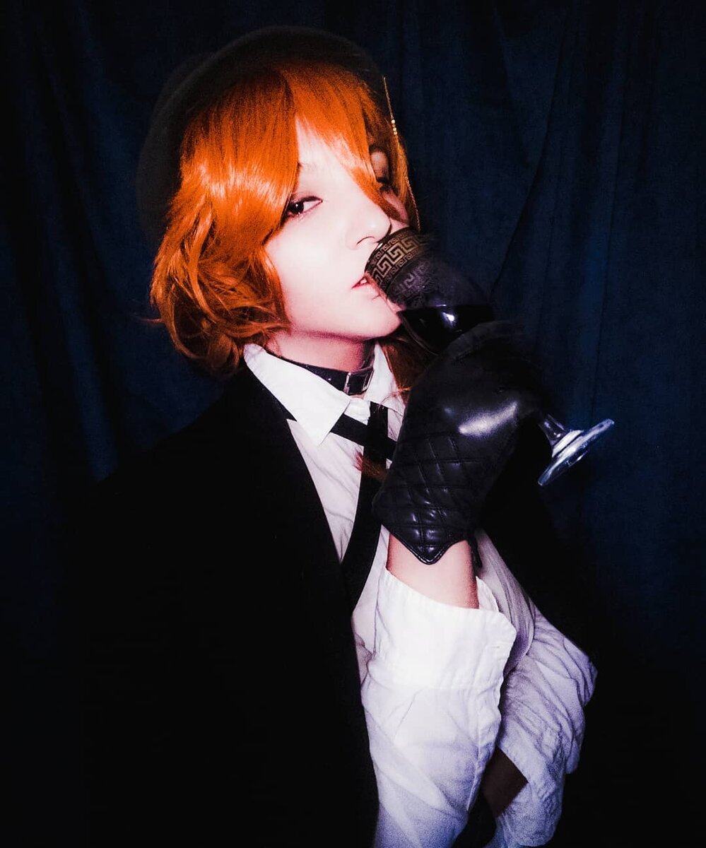 Косплей на Чую Накахара, аниме "Бродячие псы"