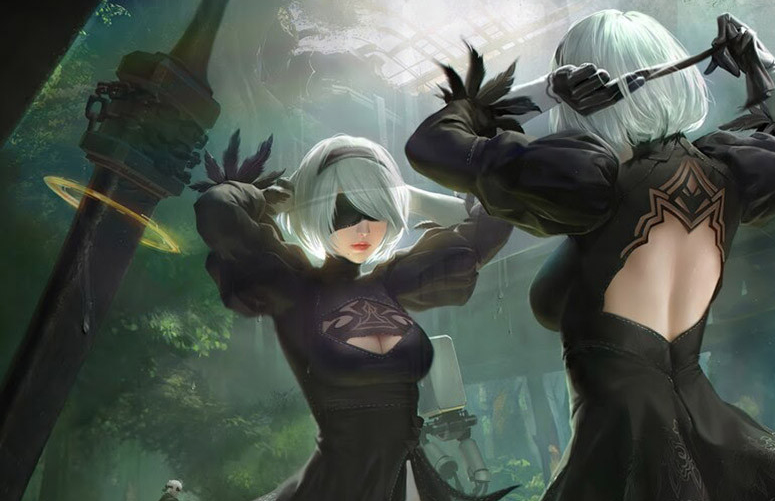 2B в игровом мире