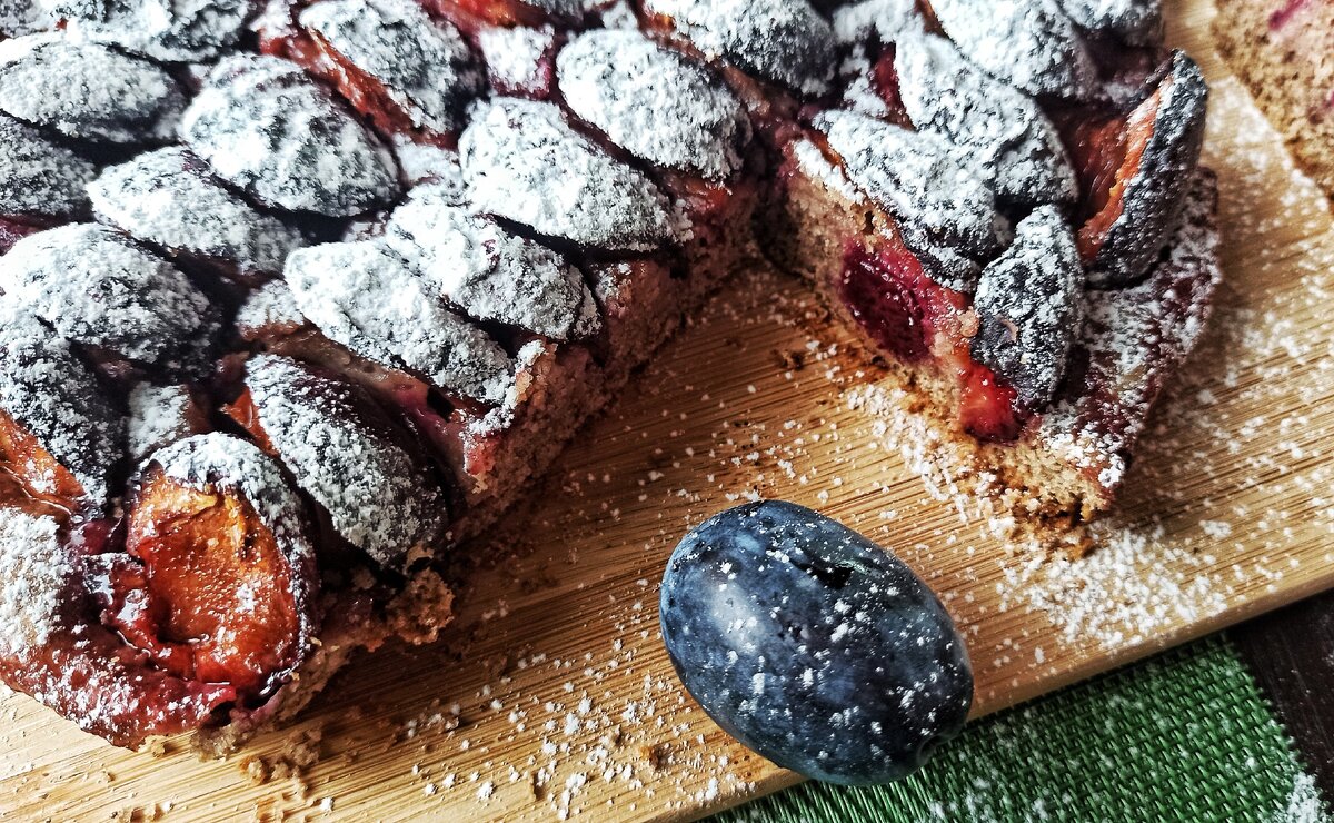 Сливовый тарт. Фото автора,