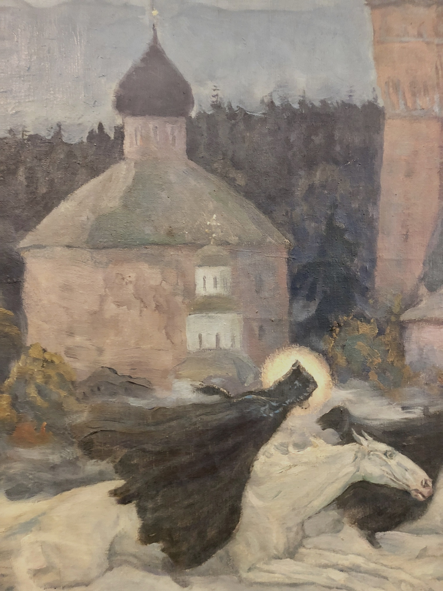 "Всадники" М.В.Нестеров. 1932 г. Собрание Церковно-археологического кабинета - музея Московской духовной академии.